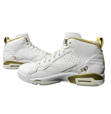 Nike Air Jordan MVP - White Metallic Gold Men's 13 US (DZ4475-170