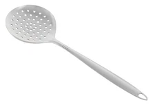Stainless Steel Slotted Spoon Skimmer Handheld Cooking Ladle Strainer Metal