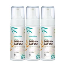 Mambino Organics Soothe Me Shampoo Body Wash for 5.5 Fl Oz Pack of 3