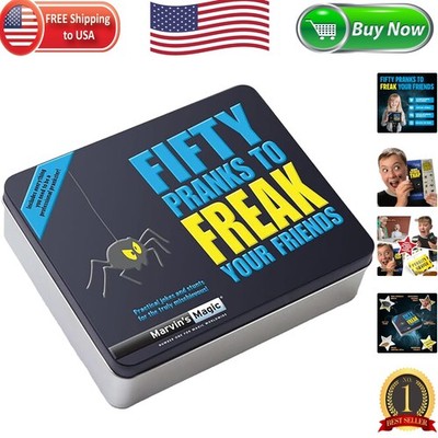 Magical Prank Kit for Kids - 50 Easy & Fun Tricks in Hardback Book - Ages 8+