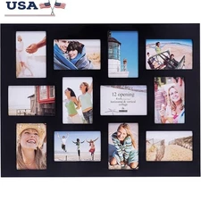 12 Opening Collage Photo Frame Wall Mount Modern Design Memories Display New