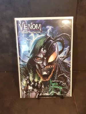   VENOM: LETHAL PROTECTOR II #1 MICO SUAYAN SIGNED TRADE VARIANT  