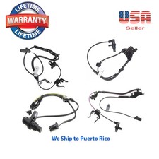 4 Abs Wheel Speed Sensor Front Rear Fit Highlander Built In Japan 4wd 10-13
