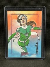 Marvel: Dangerous Divas Series 2 SketchaFEX Sketch Card Carlos Cabaleiro Rogue