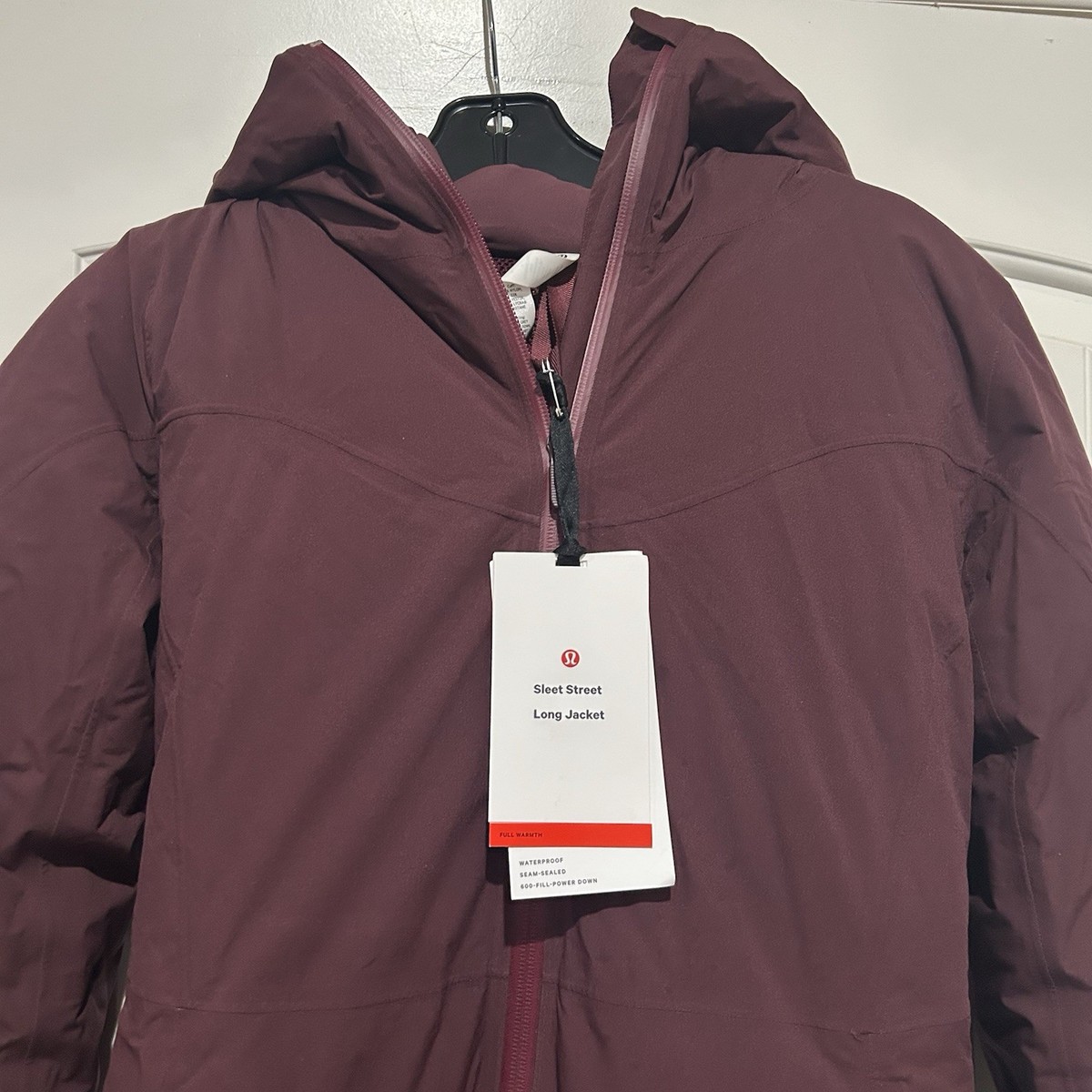 Size: 4 lululemon sleet street long jacket $448 | eBay