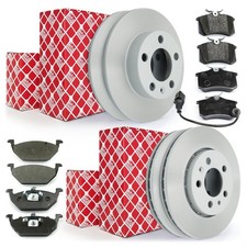 Febi Bremsscheiben Bremsbeläge vorne hinten für Seat Cordoba Ibiza 4 VW Polo 9N