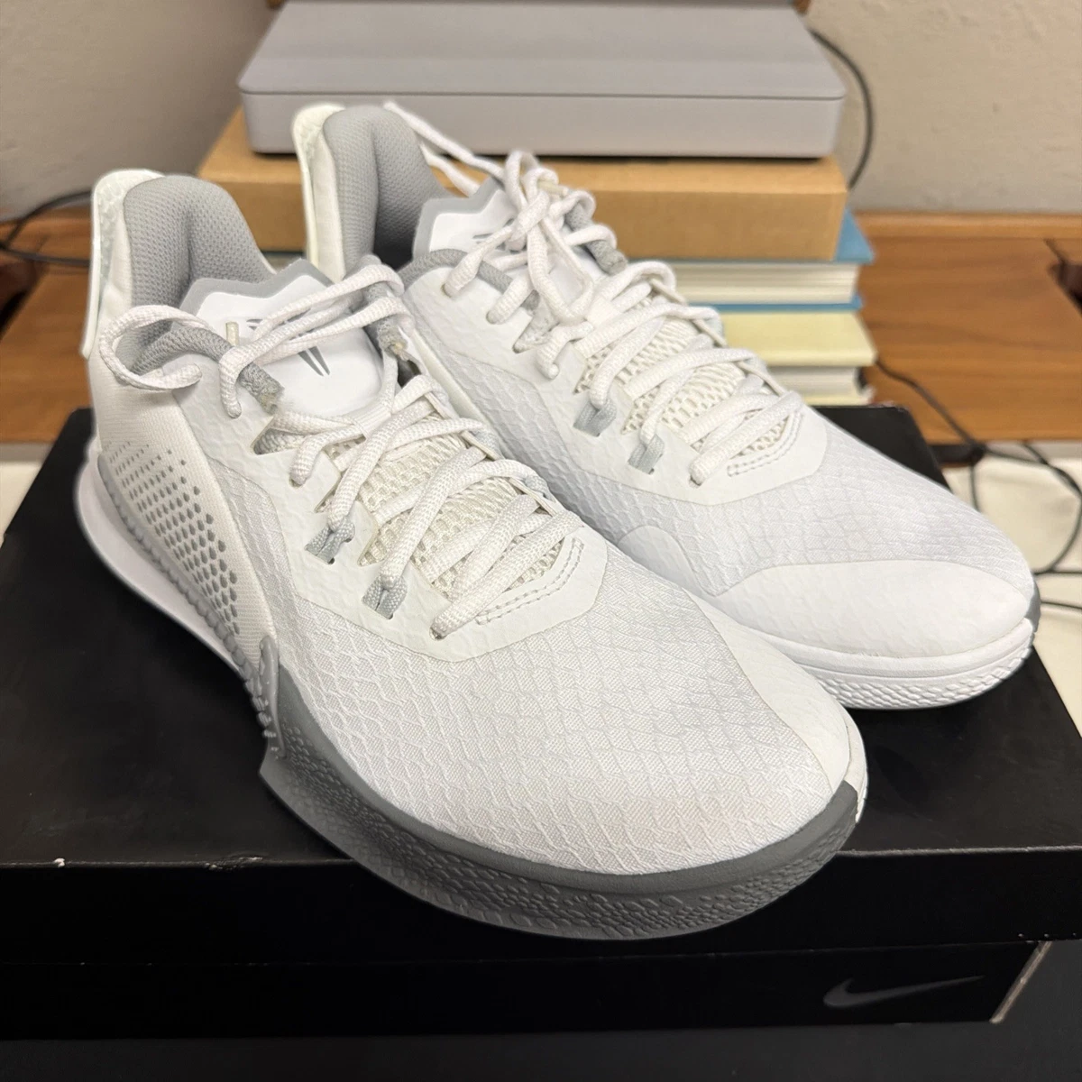 Nike Mamba Fury White Wolf Grey for Sale | Authenticity Guaranteed