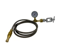 Transfill / Homefill to CGA-540 Oxygen Tank w/72" 3,000 PSI hose