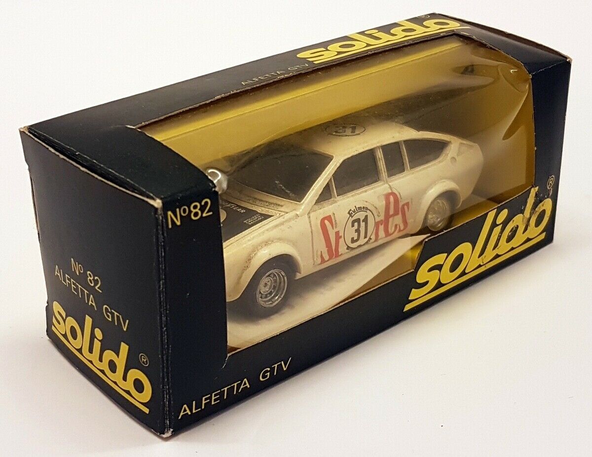 SOLIDO 1/43 SCALE Vintage - 82 Alfa Romeo Alfetta GTV Racing + Decals
