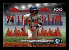 JOENDRY VARGAS ⚾ 2024 Bowman Chrome Scouts Top 100 #BTP-74  LA Dodgers