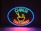 Chinese Takeaway Open 24"x18" Neon Sign Light Lamp Workshop Garage Collection