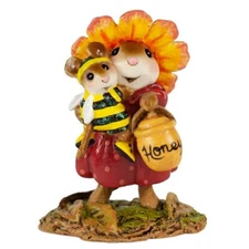 Wee Forest Folk MY WEE HONEY BEE, M-699, Halloween Costume Mouse, RETIRED
