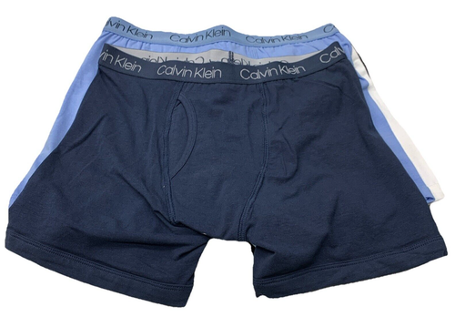 Calvin Klein Underwear Boys Large 12/14 Boxer Briefs 5136 Cotton Blend 5 Pack