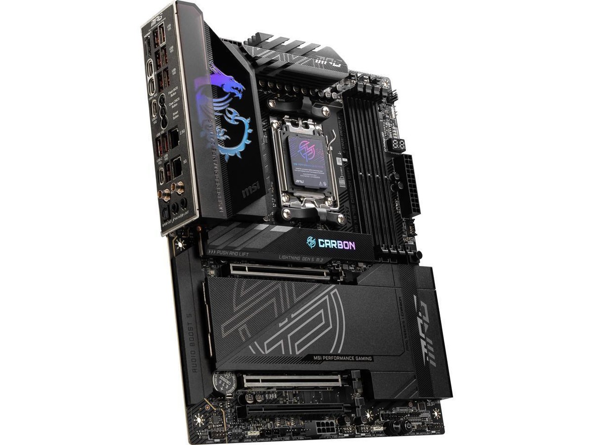 MSI MPG X870E CARBON WIFI AM5 AMD X870E SATA 6Gb/s ATX Motherboard