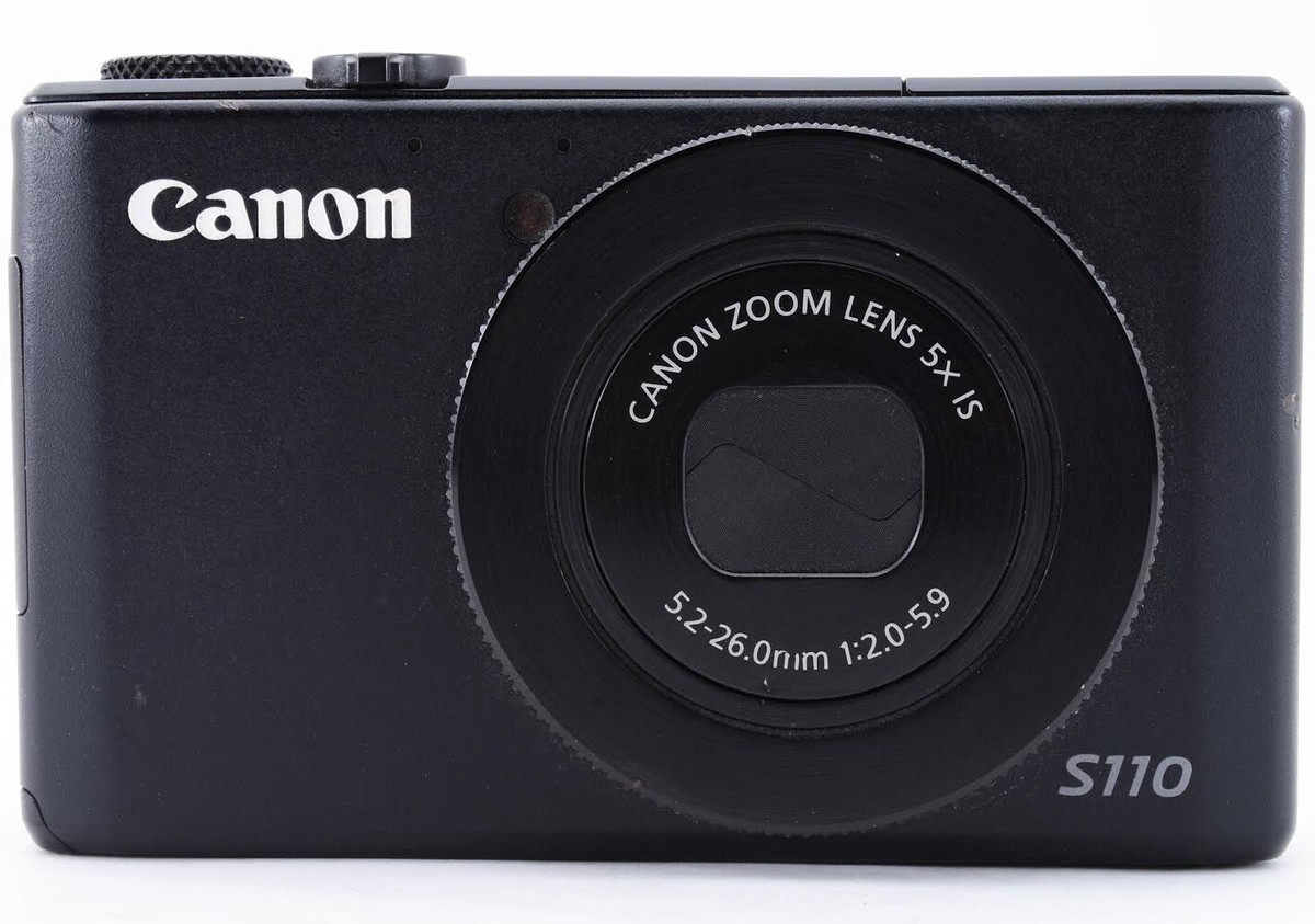 Canon PowerShot S110 12.1MP Digital Camera Black made in Japan