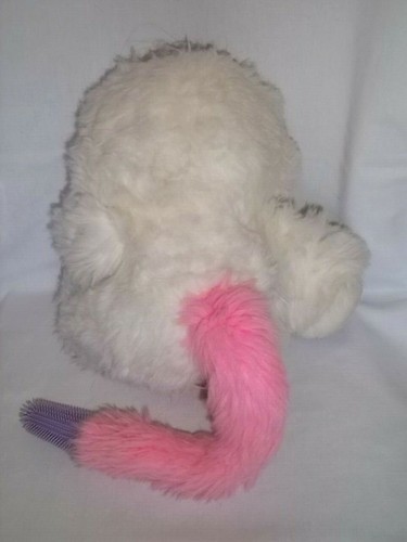 1987 AMTOY Plush BUBBLES BRUSH A LOVES BEAR White Pink Mirror Stuffed Vtg Toy - Picture 6 of 6