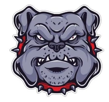 Bulldog Sticker Stickers A132