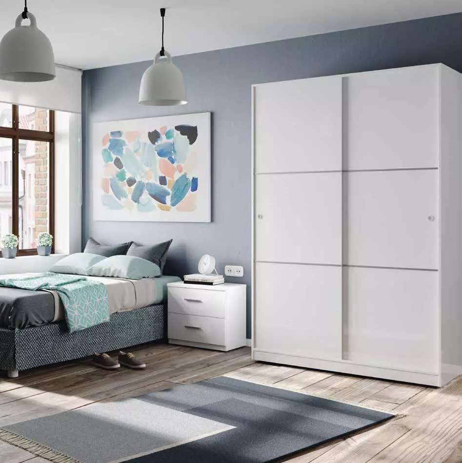 Wardrobe 120cm wide sliding doors deals