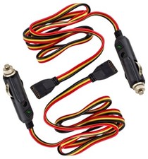 2 Lot RoadPro RPPSCBH-3CP CB Replacement 3-Pin/3-Wire Power Cord w/ Lighter Plug
