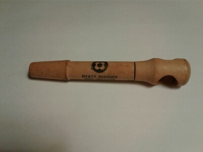 Wood Cork Screw Hyatt Regency New Orleans 2 pieces Portable vintage