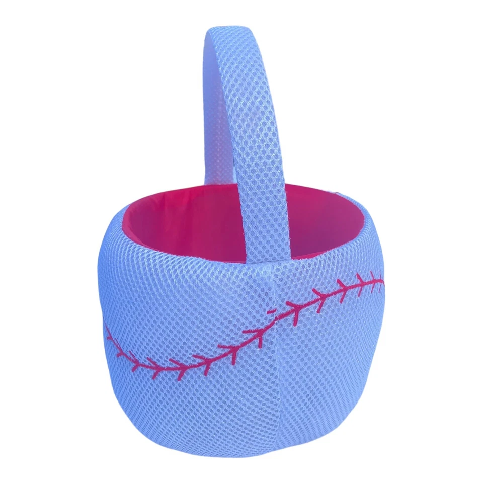 Cesta de Pascua niños felpa béisbol 8 pulgadas de diámetro Foto 2 de 4