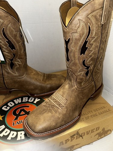 Laredo Men's Martie Tan Leather Boot 7952 - Picture 3 of 9