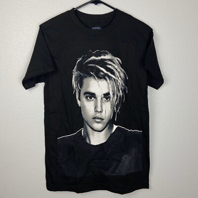 Team Bieber Justin Bieber Tour Concert Tee Shirt NEW Size Small | eBay