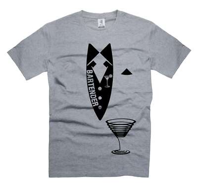 Men's Bartender shirt Bartender Texudo Shirt Bartender Costume Gifts for him