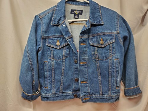 Luna Pier Denim Jacket Size youth Small USA Gymnastics Embroidered on the back - Picture 2 of 3