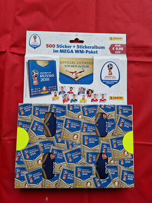 Panini Album World Cup Russia 2018 World Cup 18, Mega Pack, album + 100 sticker packs