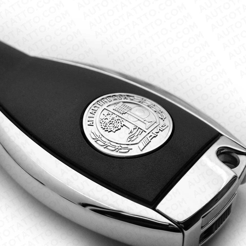 Genuine OEM Remote Key Cover Badge For Mercedes Car Key AMG Apple Tree Sport - Image 3 of 4