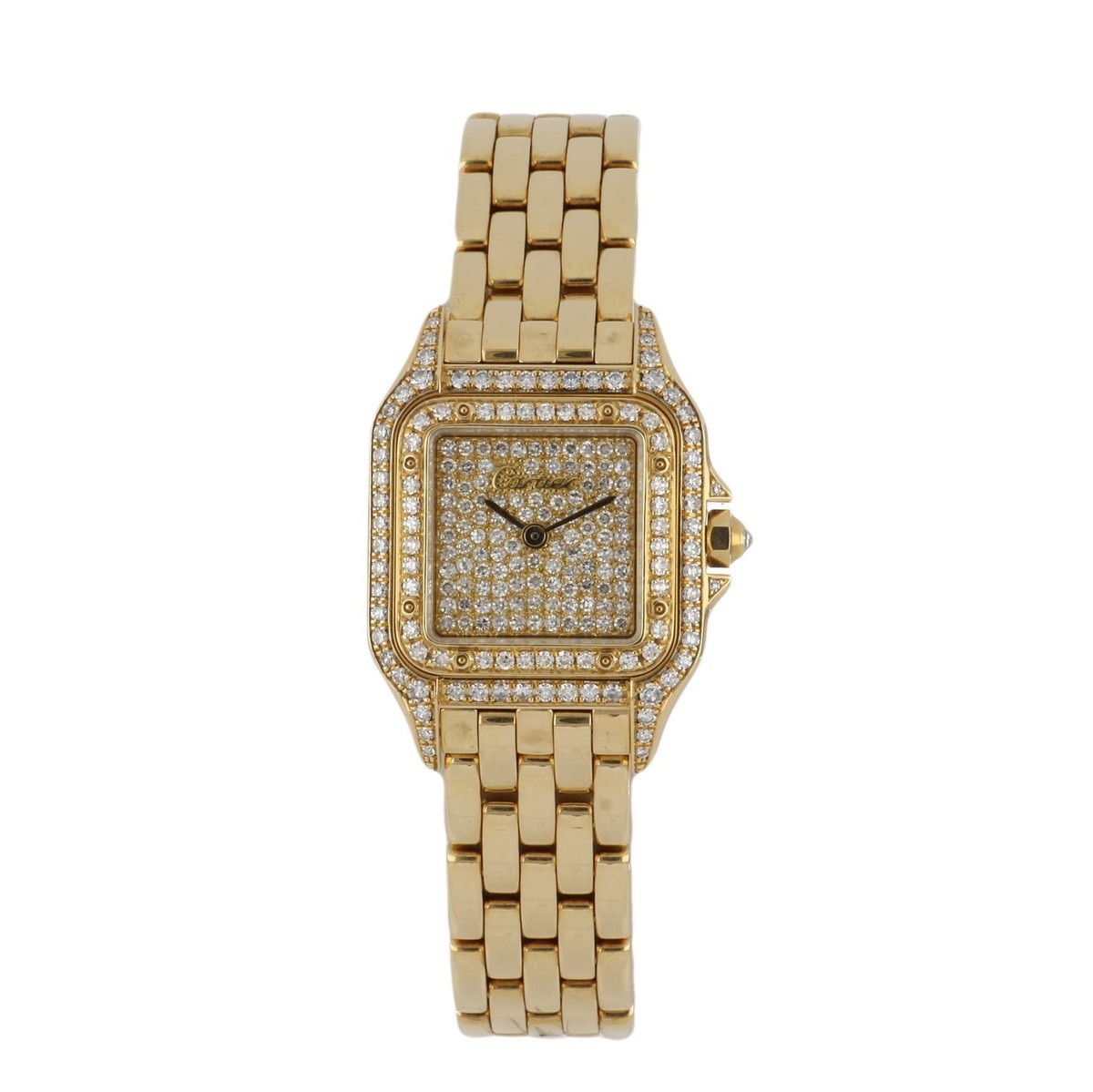 Cartier 18K Gold Panthère Watch with Diamonds - 12802 | eBay