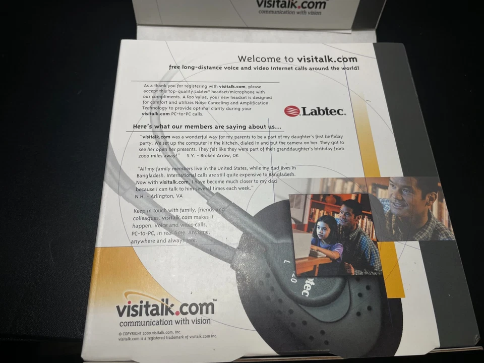 Labtec Visitalk.com гарнитура новый в коробке LVA-820 - Изображение 4 из 4
