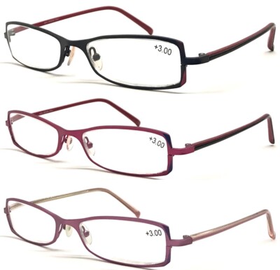 Stilvolle Qualität Unisex Lesebrille Brillengestell Kunststoff Langarm Abdeckung N582