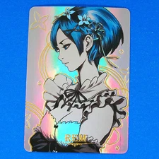 Re:Zero Rem Rainbow Foil Rainbow Foil Holographic Character Art Trading Card 