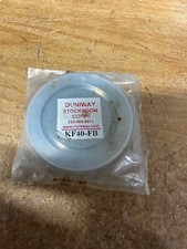 Duniway Stockroom Corp. KF40-FB Vacuum Adapter KF Fitting Black Solid End Cap