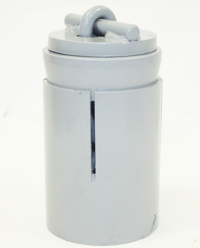 Auto Garage Floor Anchor Pots w/ 3/8" Chain For Frame Machines & Pulling Posts - Foto 9 di 9