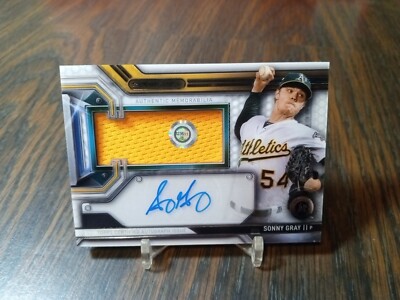 2016 Topps Strata Clearly Authentic Auto Relics Sonny Gray #CAAR-SG Auto