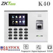 ZKTeco K40 USB Fingerprint Recognition Time Attendance System Built-in Battery