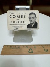 NEWT PEINES PARA SHERIFF (AÑOS 30) TARJETA DE ELECCIÓN POLÍTICA