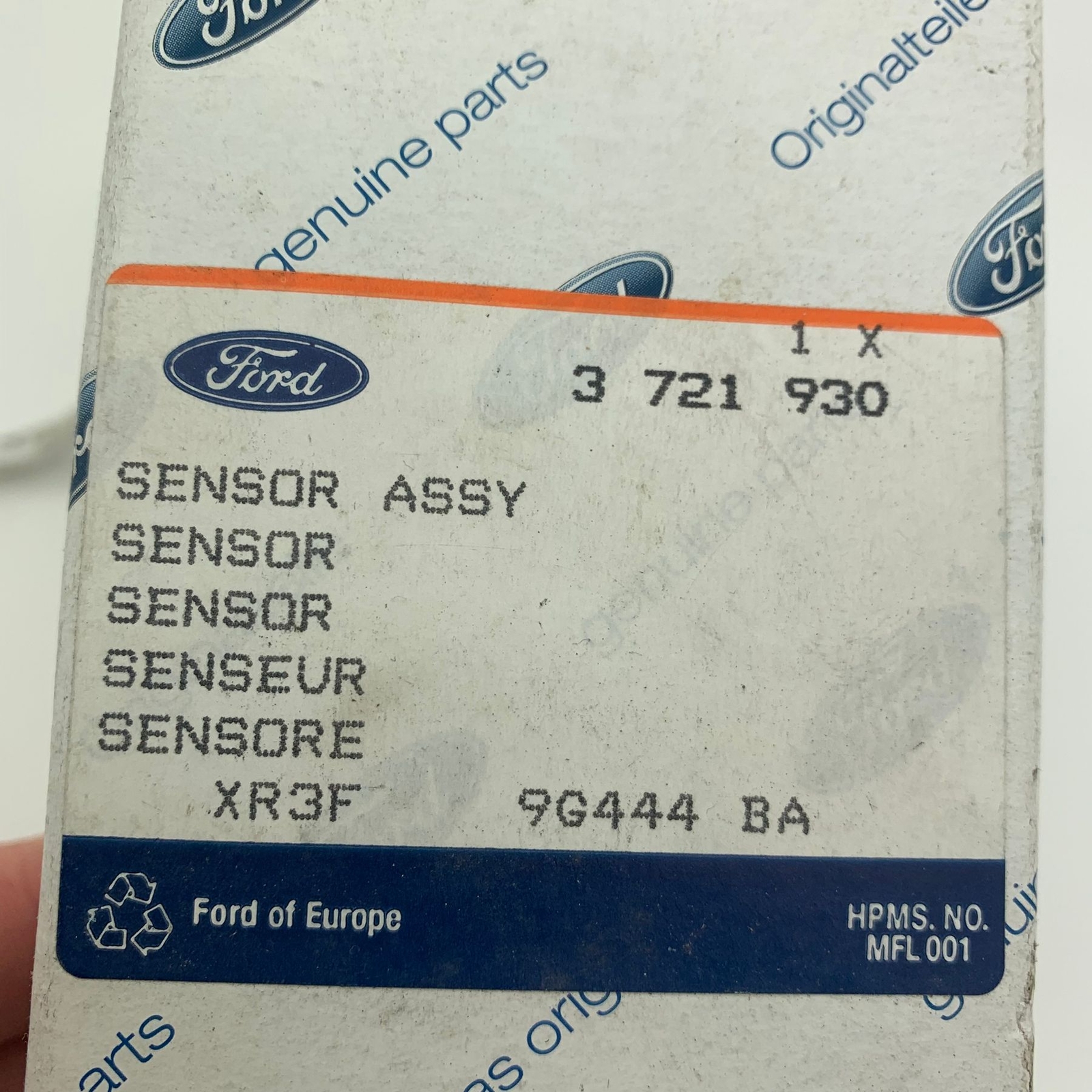Genuine Ford Lambda O2 Oxygen Sensor 3721930 for sale online | eBay