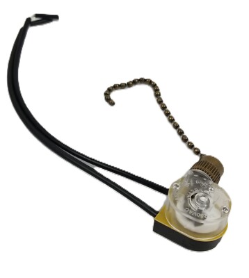 JIE XIN JX42B Pull Chain Switch P/N:78-0012 125V 3A 250V Universal NEW