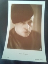 Karta z autografem Willy Fritsch -niepodpisana-
