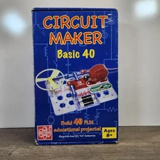 Elenco Circuit Maker 40 Basic Electronics Discovery Kit