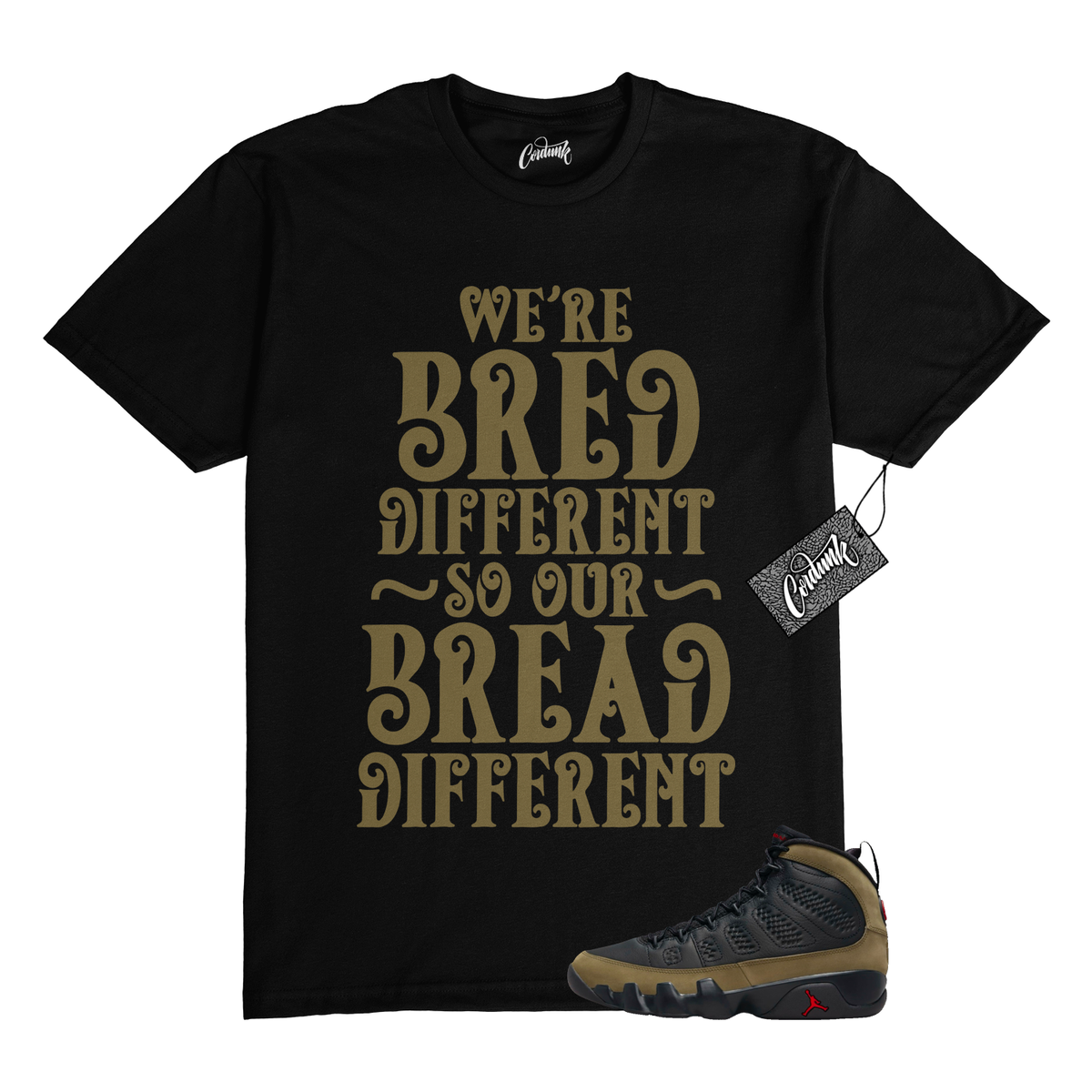 Olive 2024 True Red Black Light Military T Shirt to Match BREAD