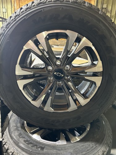 17" Chevrolet Colorado GMC Canyon Black Wheels Rims Tires Factory OEM Set 14027 - Picture 2 of 7