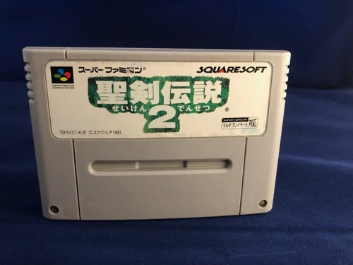 Seiken Densetsu Secret of Mana Super Famicom SNES Tested Working