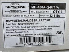 Keystone MH-400A-Q-KIT /A 400w Metal Halide Ballast Kit