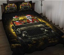 Jack Nightmare Before Christmas And Grinch Full Bedding Duvet Covers Set 4pcs 