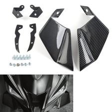 Aerodynamics Winglet Front Spoiler Fairing Carbon For KAWASAKI ZX-10R 2016-2020